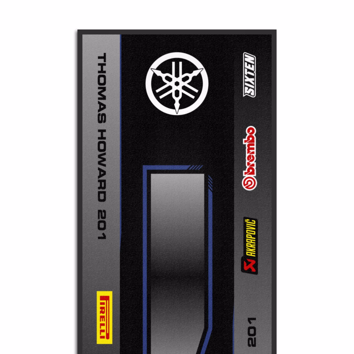 Tapis Personnalisé Moto et Motorsport Yamaha