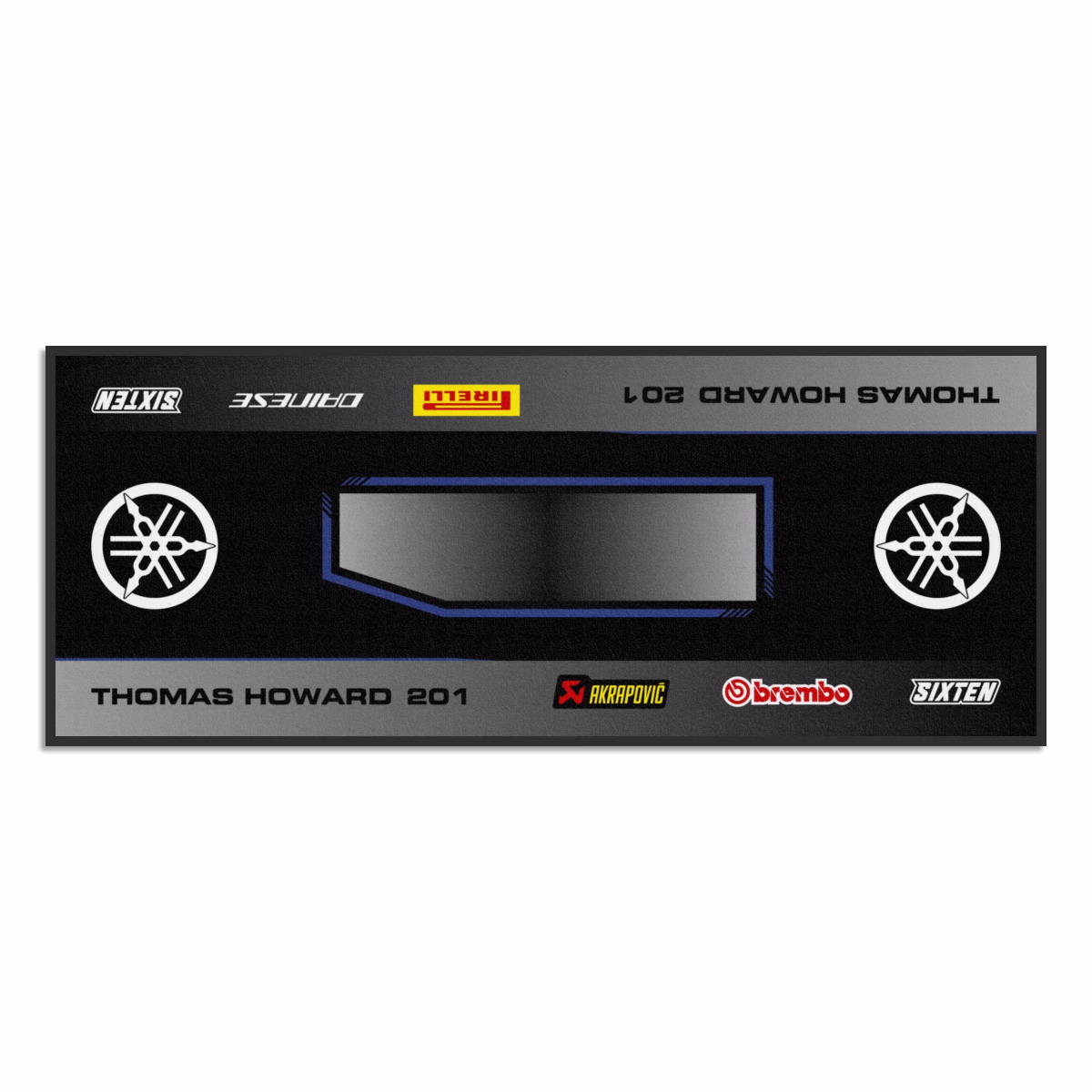 Tapis Personnalisé Moto et Motorsport Yamaha