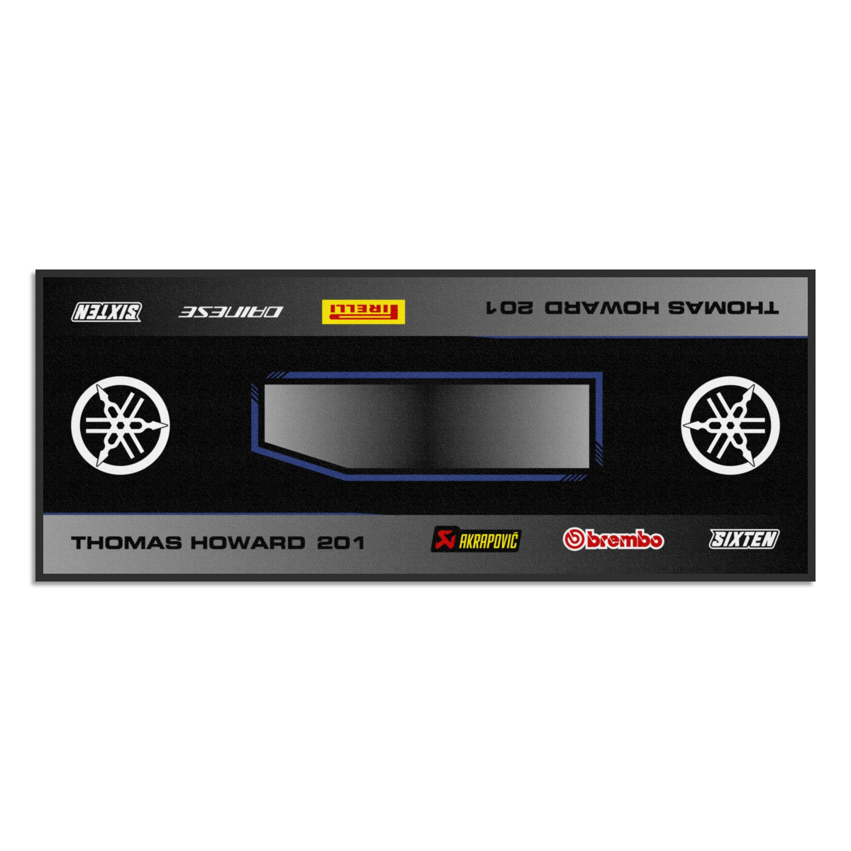 Tapis Personnalisé Moto et Motorsport Yamaha