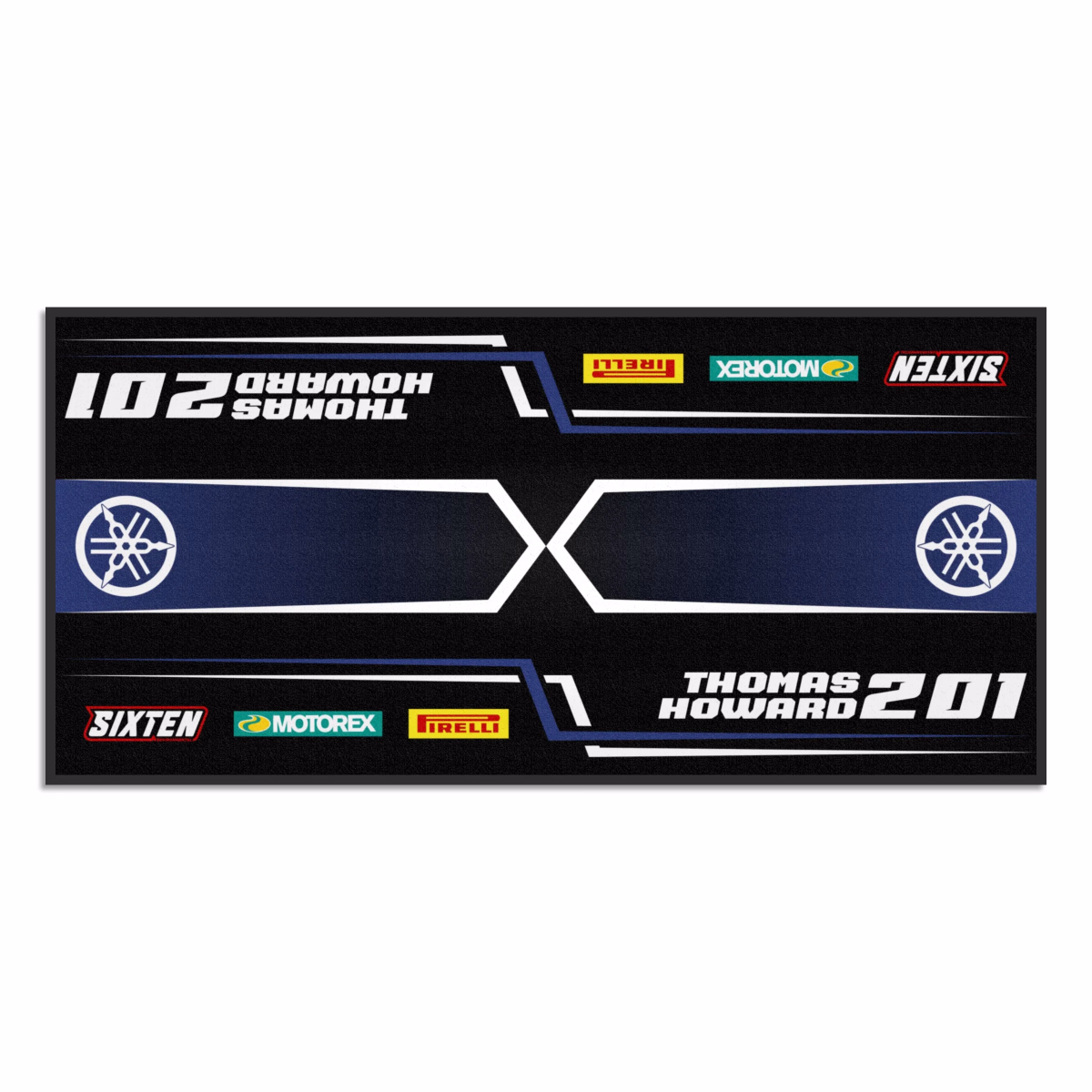 Tapis Personnalisé Moto et Motorsport Yamaha