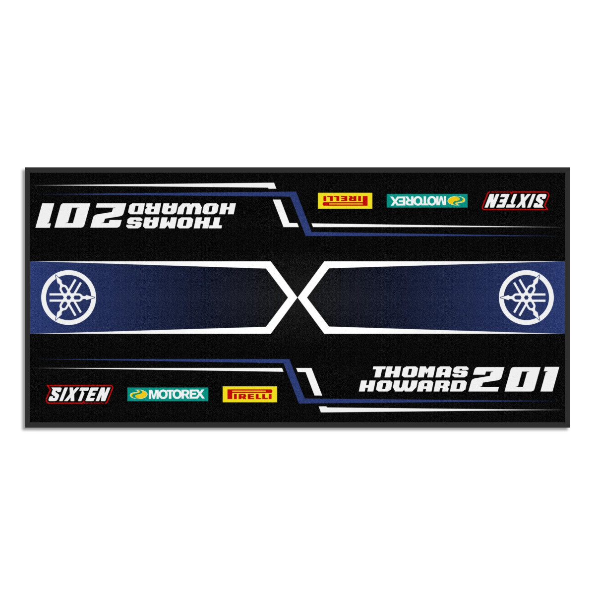 Tapis Personnalisé Moto et Motorsport Yamaha